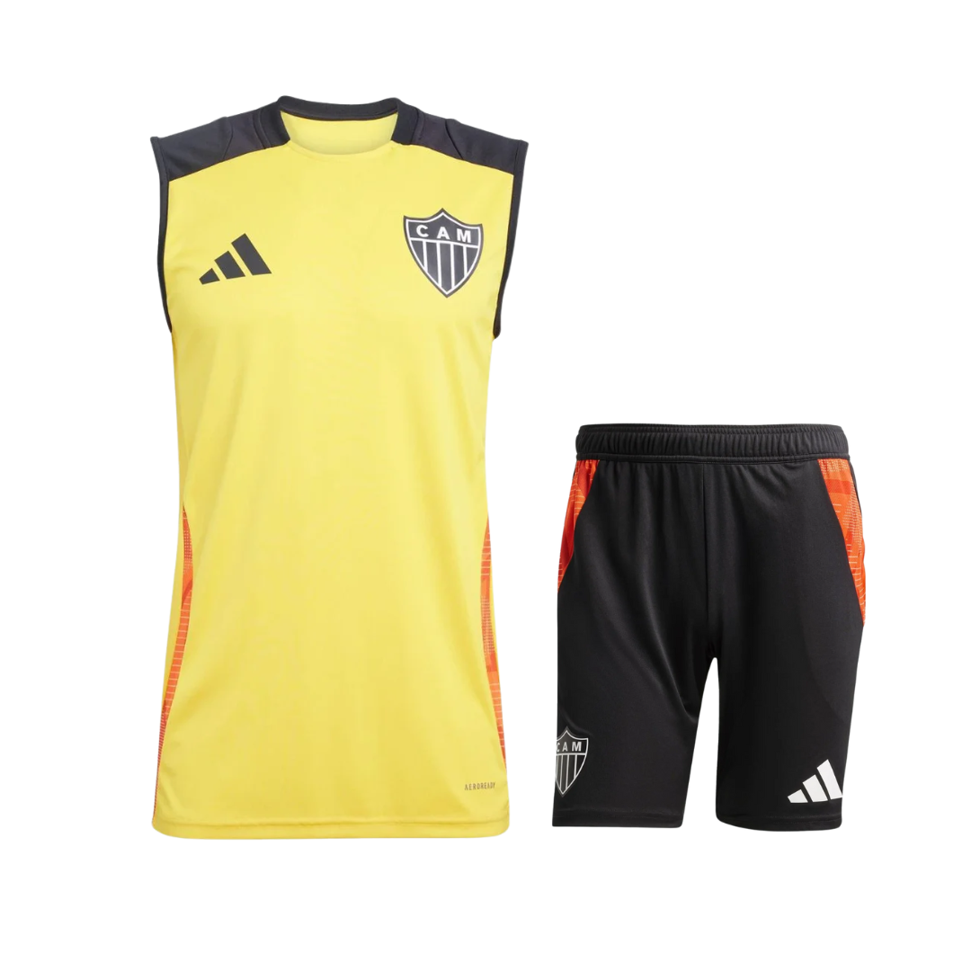 Kit de Treino Atlético Mineiro 25/26 Amarelo