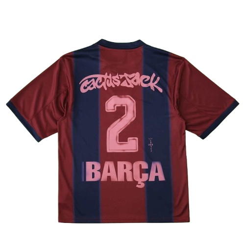 Camisa Barcelona x Travis Scott 24/25 - Nike Retrô Masculina
