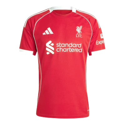 Camisa Liverpool Home 25/26 - Adidas Torcedor Masculina
