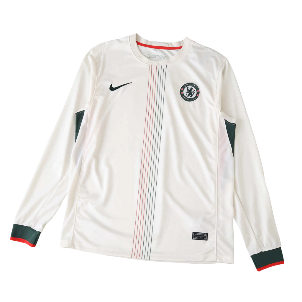 Camisa Chelsea Away Manga Comprida 25/26 - Adidas Torcedor Masculina