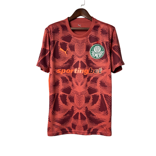 Camisa Palmeiras Goleiro 25/26 - Torcedor Puma Masculino - Vermelha