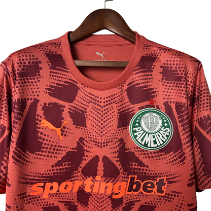 Camisa Palmeiras Goleiro 25/26 - Torcedor Puma Masculino - Vermelha