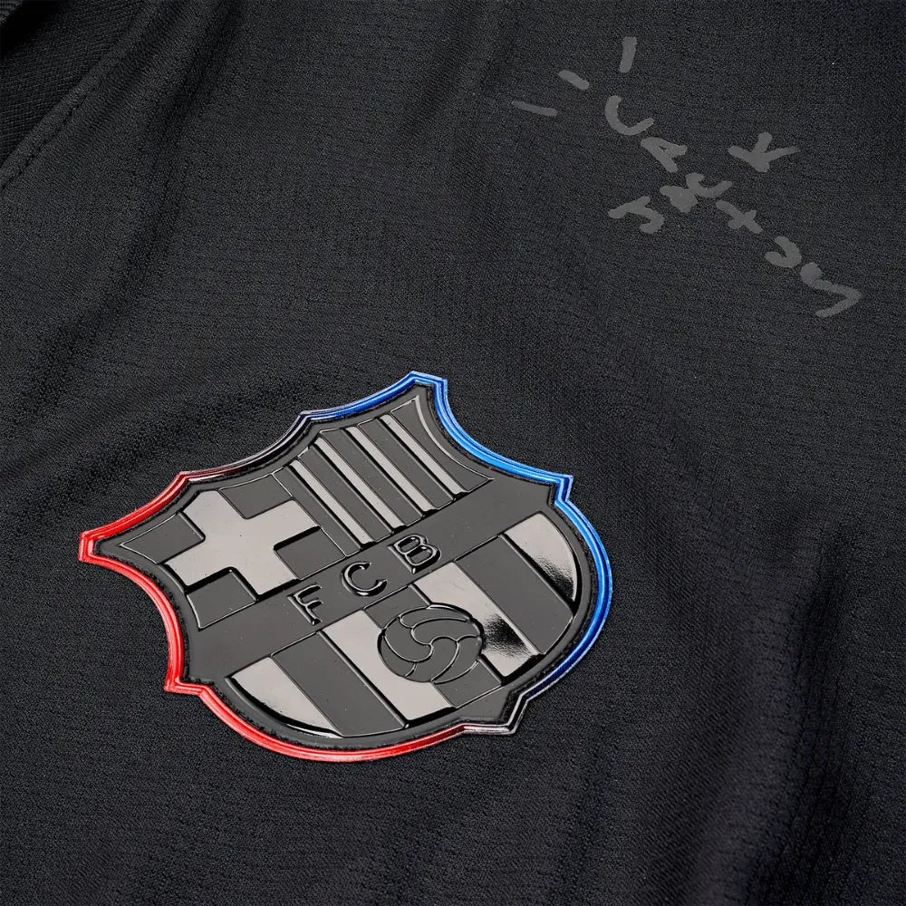 Camisa Barcelona Away x Travis Scott All Black 24/25 - Nike Torcedor Masculina