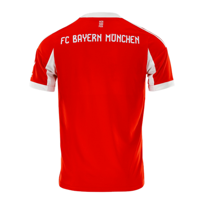 Camisa Bayern de Munique Home 25/26 - Torcedor Adidas Masculino - Vermelho e Branco