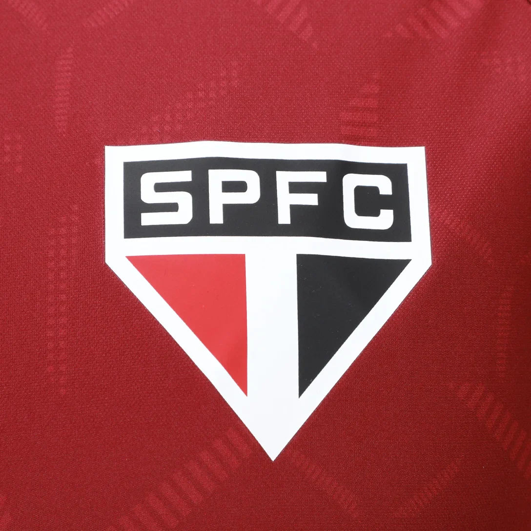 Camisa São Paulo Treino Vermelha 25/26 - NB Torcedor Masculina Lançamento