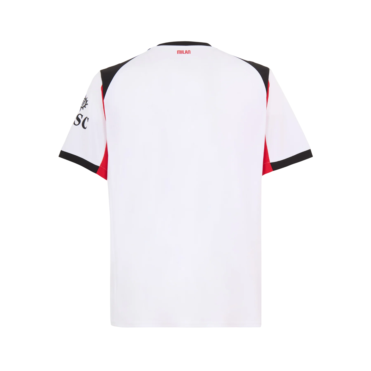 Camisa AC Milan Away 25/26 - Torcedor Puma Masculino - Branco e Preto