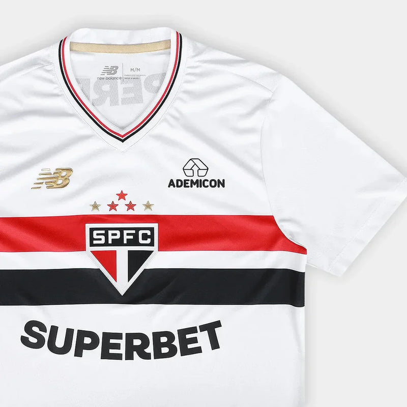 Camisa São Paulo 2025/26 Home + Brinde Exclusivo