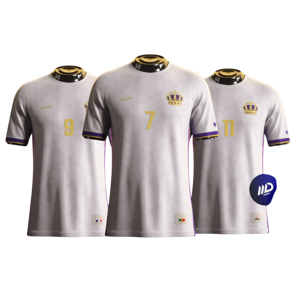 Kit 3 Camisas Madrid Edition "BBC" 24/25 - Comma Football Masculina