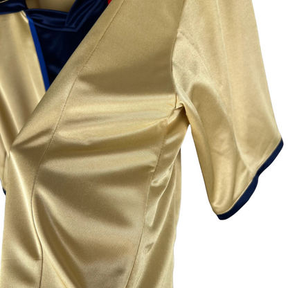 Camisa Retro Barcelona Dourada Nike 02/2003 Masculino