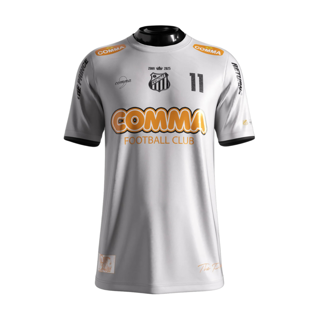 Camisa Santos Edição Especial Neymar The Prince 24/25 - Comma Football Masculino
