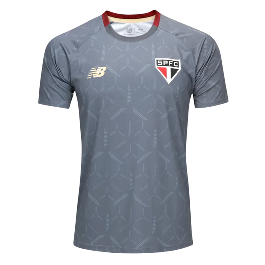 Camisa São Paulo Treino Cinza 25/26 - NB Torcedor Masculina Lançamento