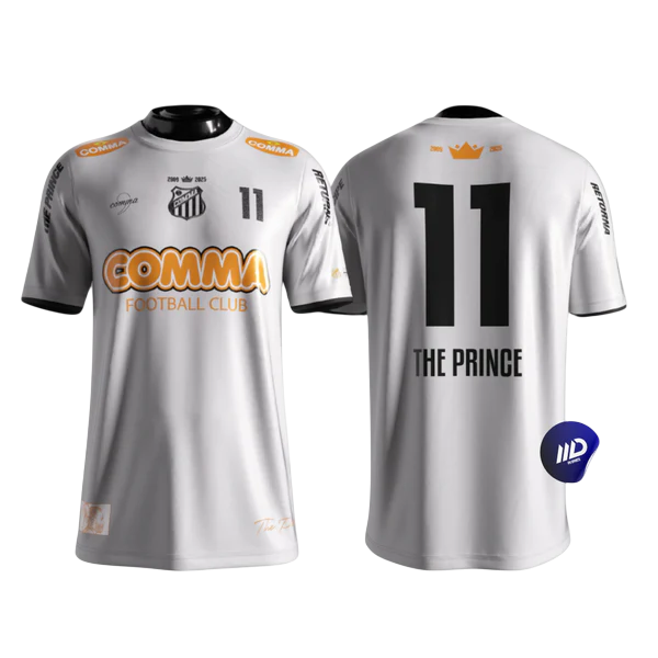 Camisa Santos Edição Especial Neymar The Prince 24/25 - Comma Football Masculino