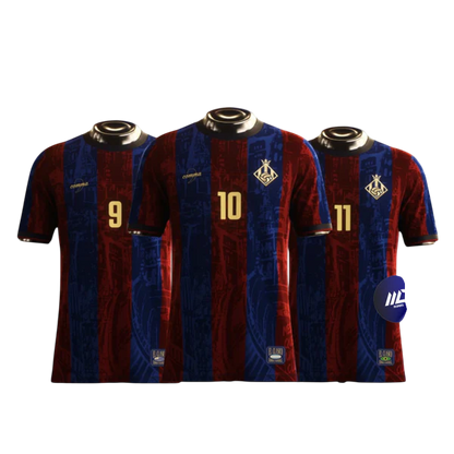 Kit 3 Camisas Barcelona Edition "MSN" 24/25 - Comma Football Masculina