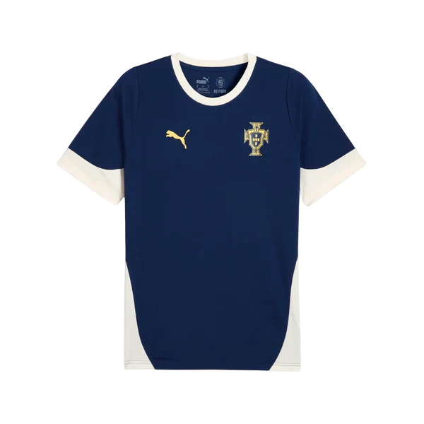 Camisa Portugal Treino Azul 25/26 - Puma Versão Torcedor Masculina