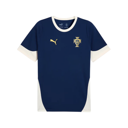 Camisa Portugal Treino Azul 25/26 - Puma Versão Torcedor Masculina