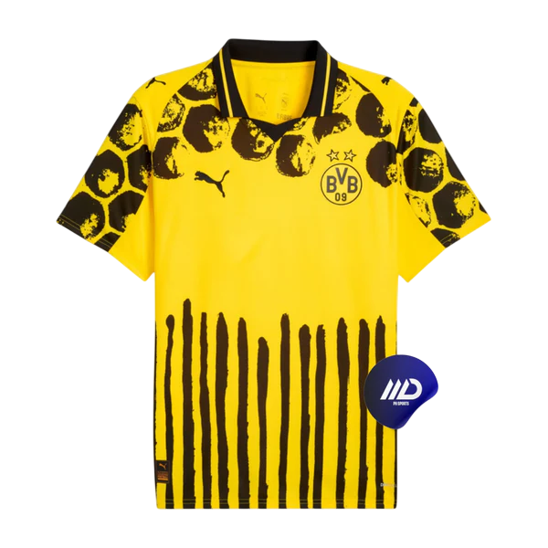Camisa Borussia Dortmund Mundial de Clubes 25/26 - Torcedor Puma X Kidsuper Masculino - Amarelo