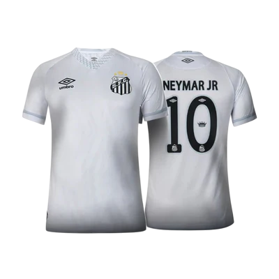 Camisa Santos FC Home 25/26 + #10 Neymar Jr - Umbro Torcedor Masculina