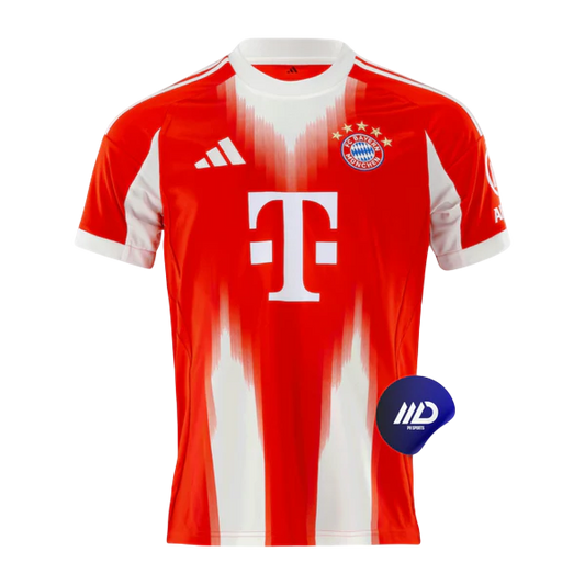 Camisa Bayern de Munique Home 25/26 - Torcedor Adidas Masculino - Vermelho e Branco