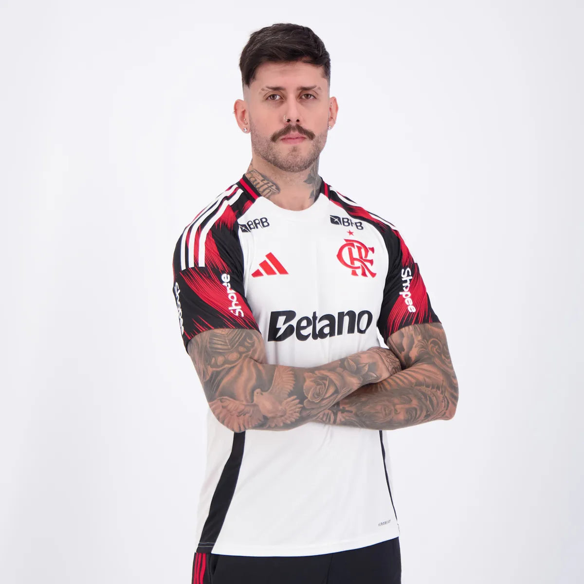 Camisa Adidas Flamengo 2025/26 II Com Patrocínios