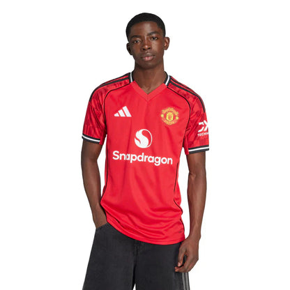 Camisa Manchester United Home 25/26 - Adidas Torcedor Masculina