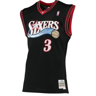 Regata Cl��ssica mitchell E Ness Philadelphia 76ers Swingman-Preto