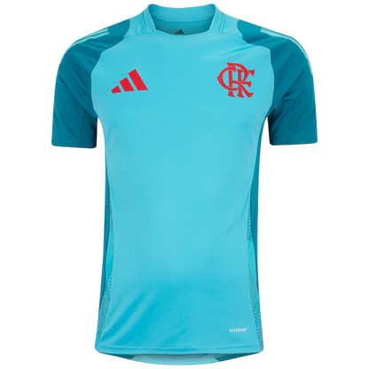 Camisa Flamengo Treino 25/26 Azul Claro - Versão Torcedor