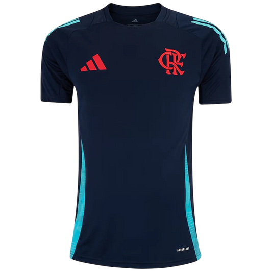 Camisa Flamengo Treino 25/26 Azul Escuro - Versão Torcedor