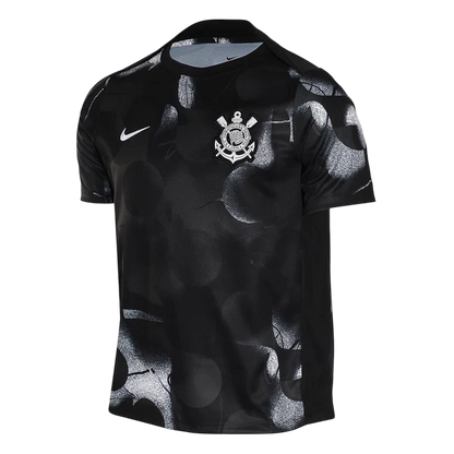 Camisa Corinthians Treino Preta 25/26 - Nike Versão Torcedor Masculina