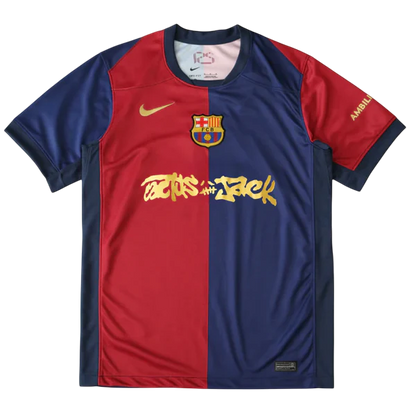 Camisa Barcelona Home x Travis Scott 24/25 - Nike Torcedor Masculina