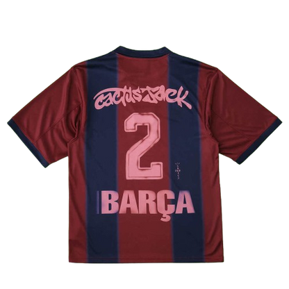 Camisa Barcelona x Travis Scott 24/25 - Nike Retrô Masculina