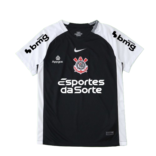 Camisa Corinthians Away Todos Patrocínios 25/26 - Versão Torcedor