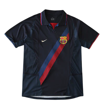 Camisa Retro Barcelona Away Nike Away 2002/03 Masculino