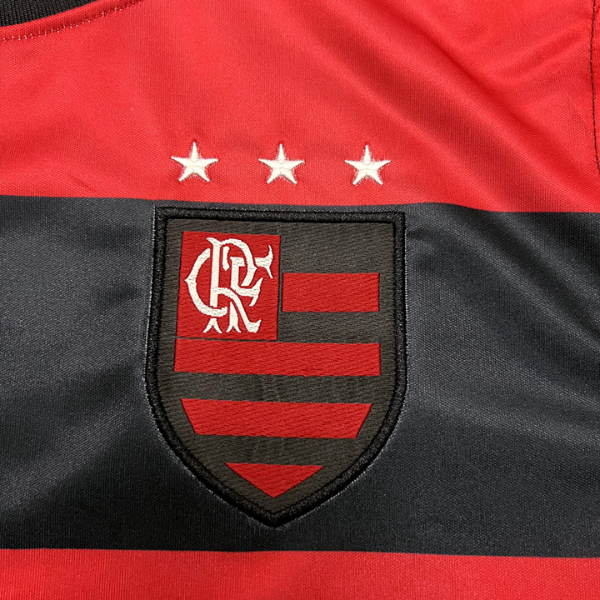 Camisa Retrô Flamengo 00/01 Masculino Vermelho e Preto
