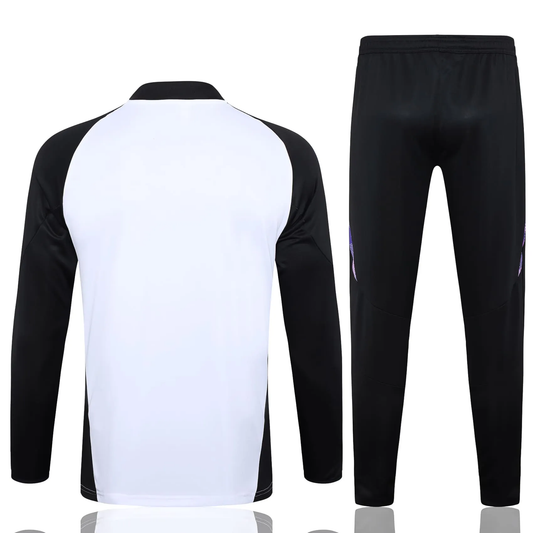 Conjunto de Treino Alemanha  2024/25 - Adidas Branco com Preto