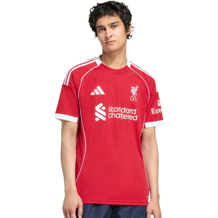 Camisa Liverpool Home 25/26 - Adidas Torcedor Masculina