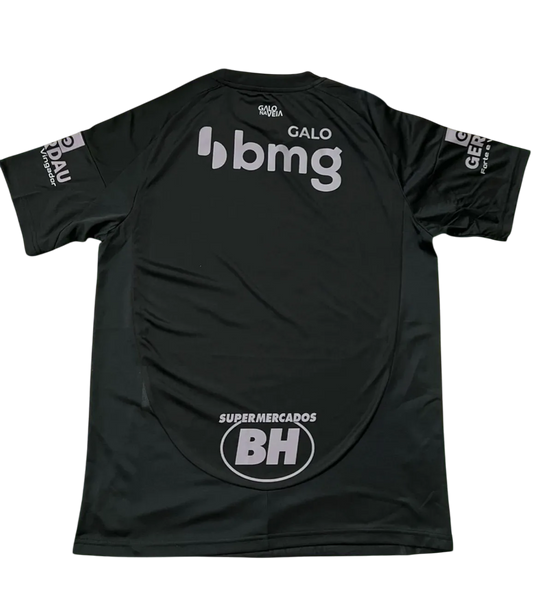 Camisa Atlético Mineiro All Black Todos Patrocínios 25/26 - Adidas Torcedor Masculina