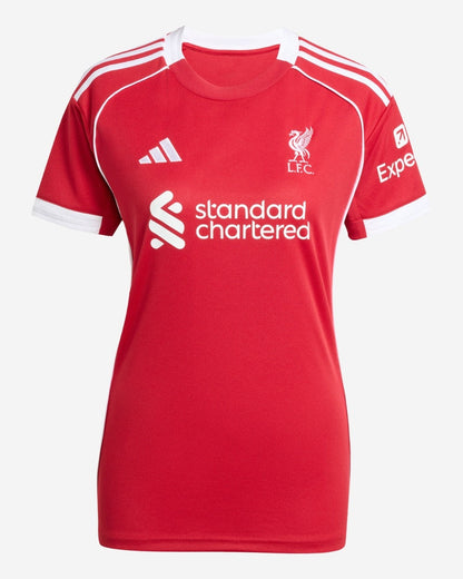 Camisa Liverpool Home 25/26 - Adidas Feminina