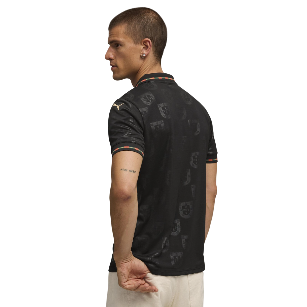 Camisa Portugal Pantera Negra 25/26 - Puma Versão Torcedor Masculina