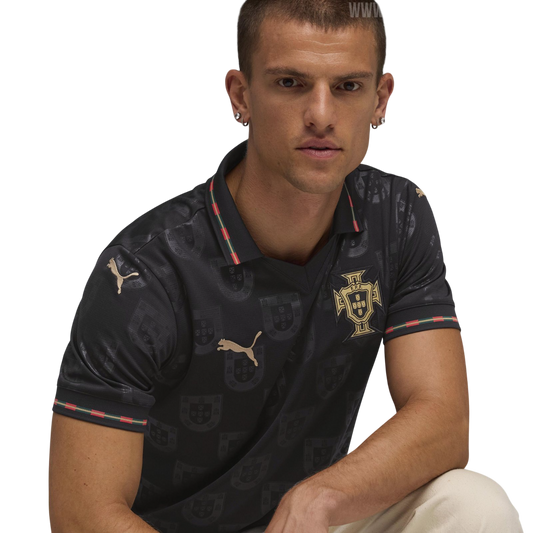 Camisa Portugal Pantera Negra 25/26 - Puma Versão Torcedor Masculina