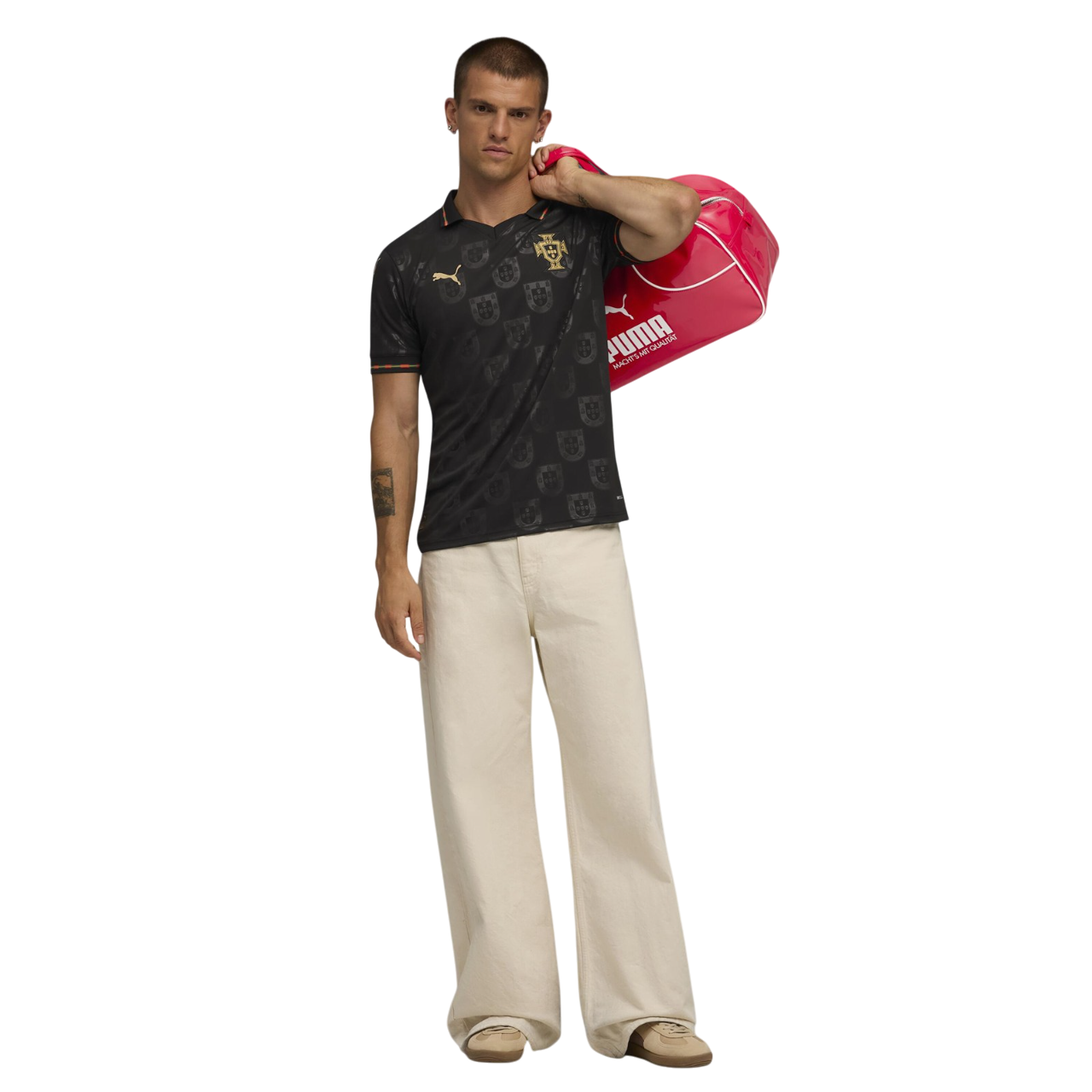 Camisa Portugal Pantera Negra 25/26 - Puma Versão Torcedor Masculina